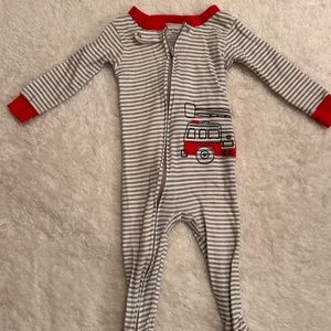 Carter’s fireman onesie!